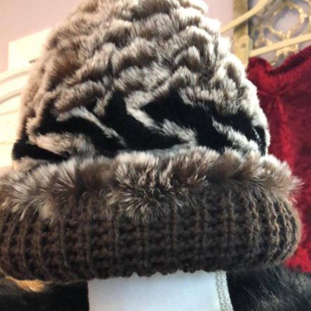 Real Rabbit Fur Hat